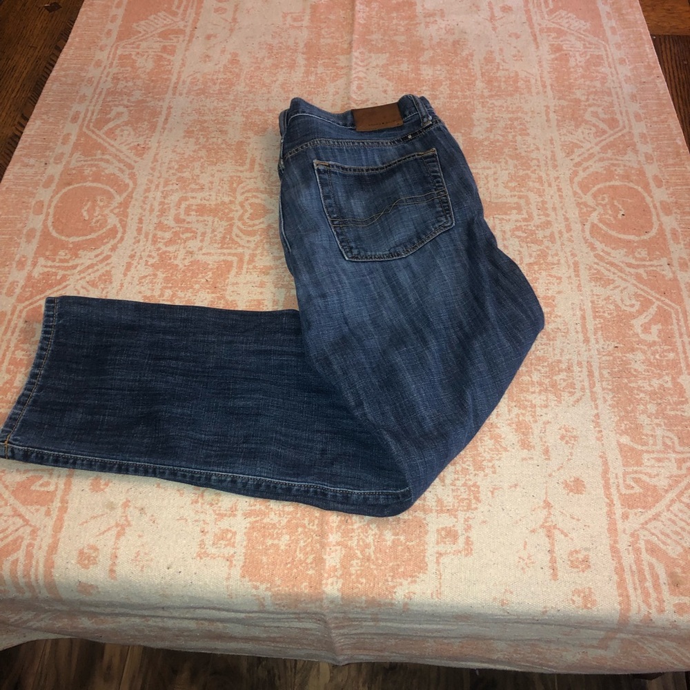 Lucky Brand 221 Original Straight Denim Jeans Gray Men's Size 34x30